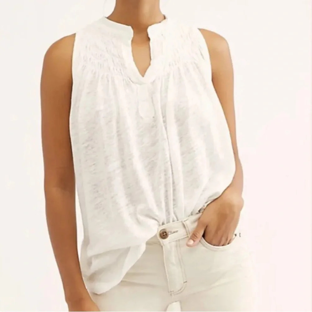 We The Free New‎ To Town Tank Top White Women’s XS